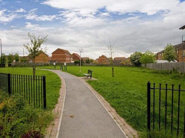 Heritage Court in Dinnington is close to open countryside.